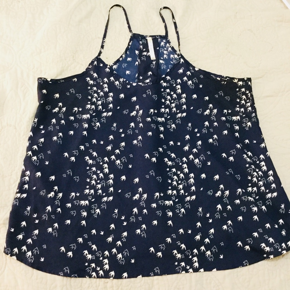 Bird Print Summer Top